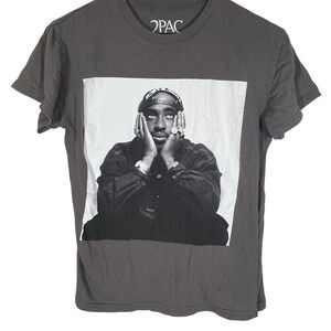 2PAC band tee Gray T-Shirt for women's size small